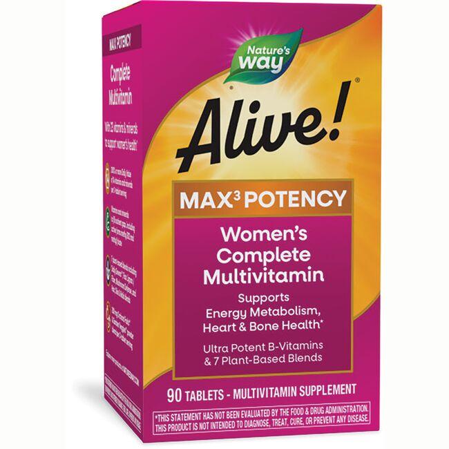 Alive! Max 3 Potency Women's Multivitamin