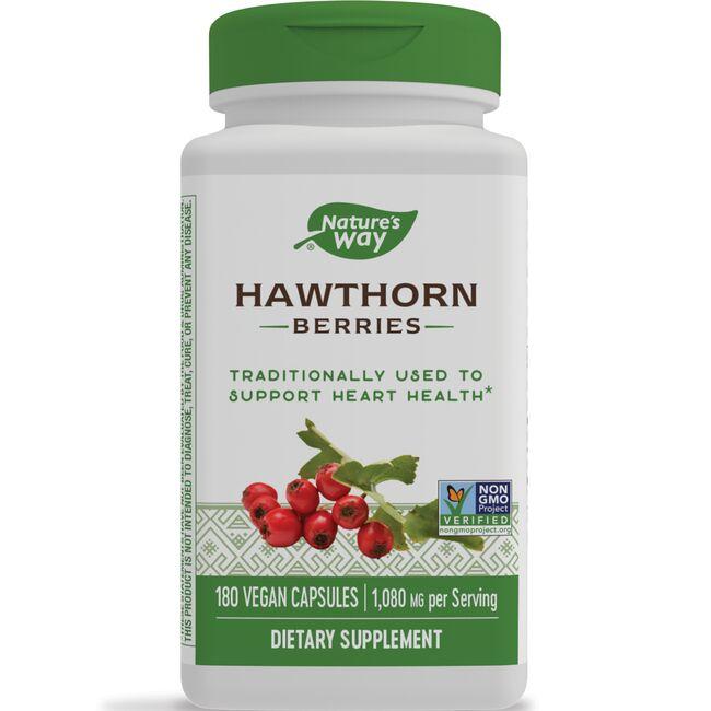 Nature's Way Hawthorn Berries 510 mg 180 Vcaps - Swanson®