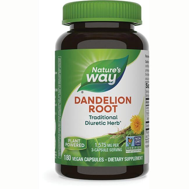 Natures Way Dandelion Root Vitamin | 1575 mg | 180 Vegan Caps