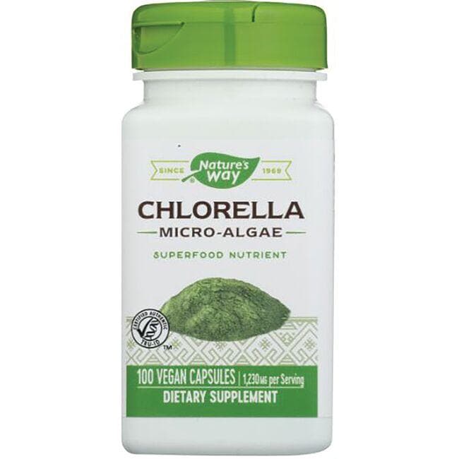 Natures Way Chlorella Micro-Algae Supplement Vitamin | 100 Caps