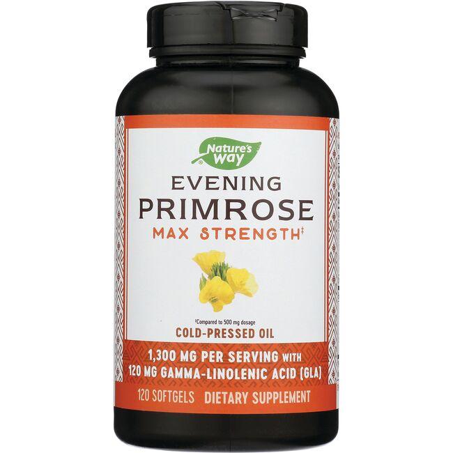 Natures Way Evening Primrose Max Strength Vitamin 120 Soft Gels