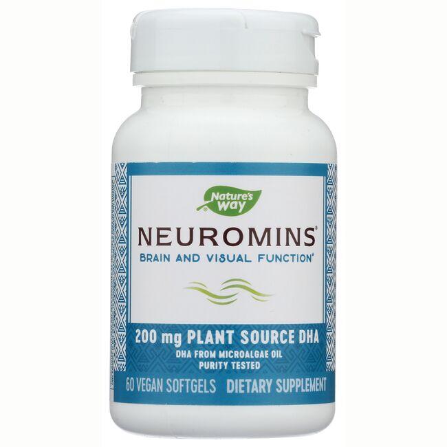 Natures Way Neuromins - Extra Strength Supplement Vitamin | 200 mg 60 Veg Soft Gels