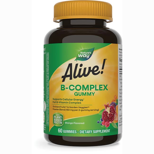 Nature's Way Alive! B-Complex Gummies 60 Gummies - Swanson Health Products