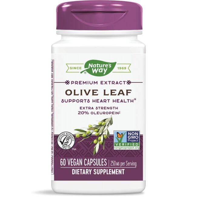 Natures Way Olive Leaf Vitamin | 250 mg | 60 Vegan Caps