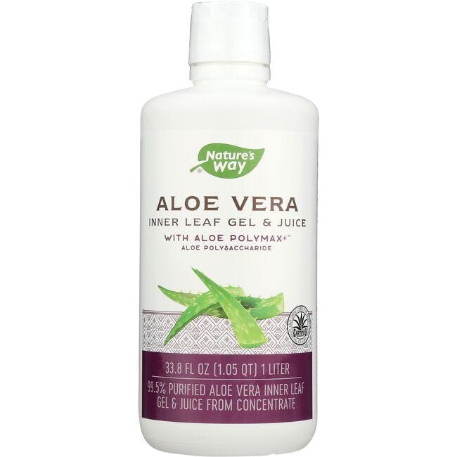Natures Way Aloe Vera Inner Leaf Gel & Juice 33.8 fl oz Liquid