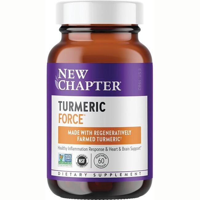 New Chapter Turmeric Force Vitamin | 60 Veg Caps