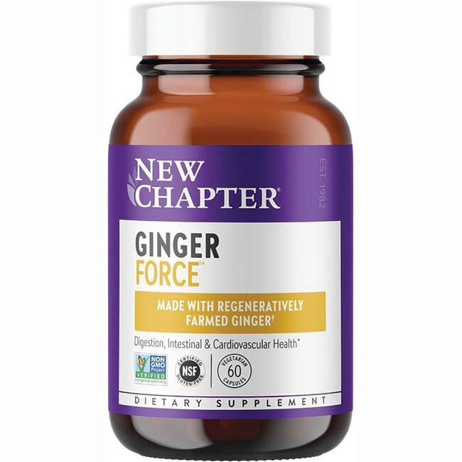 New Chapter Ginger Force Vitamin | 60 Veg Caps