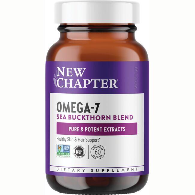 New Chapter Omega-7 Sea Buckthorn Blend Supplement Vitamin 60 Veg Caps