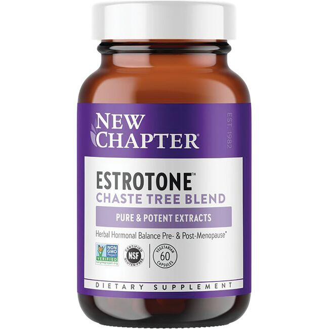 New Chapter Estrotone Chaste Tree Blend Vitamin | 60 Veg Caps | Womens Health