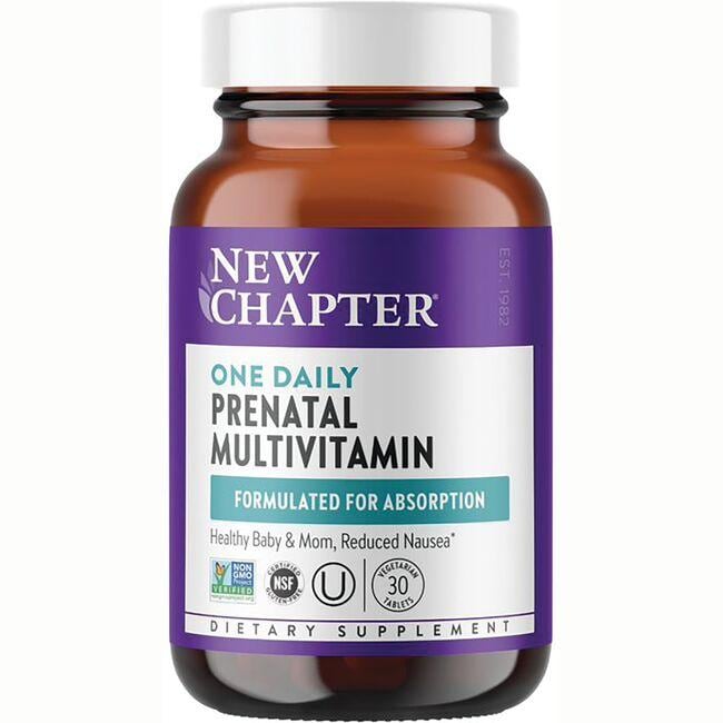 New Chapter One Daily Prenatal Multivitamin 30 Veg Tabs