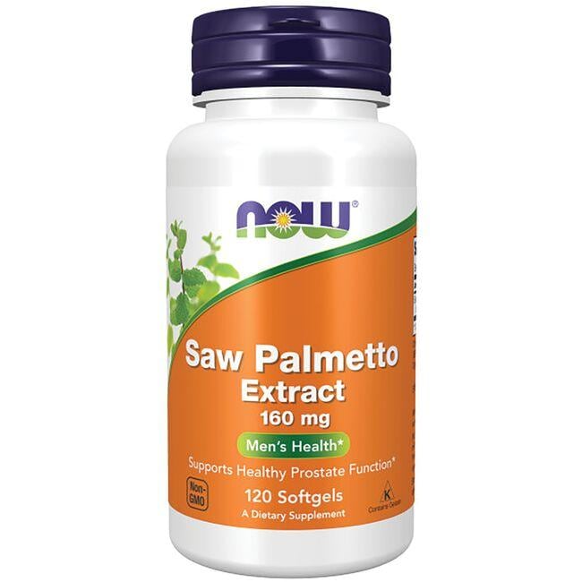 NOW Foods Saw Palmetto Extract Vitamin 160 mg 120 Soft Gels Mens Health