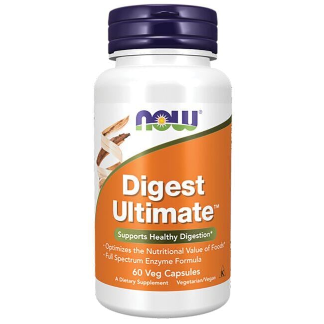 NOW Foods Digest Ultimate Supplement Vitamin | 60 Veg Caps