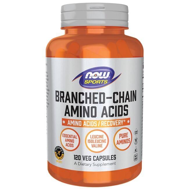 NOW Foods Branched Chain Amino Acids Supplement Vitamin 120 Caps