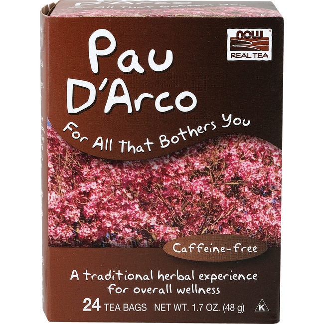 Чай NOW Foods Pau DArco, 24 пакетика(ов)