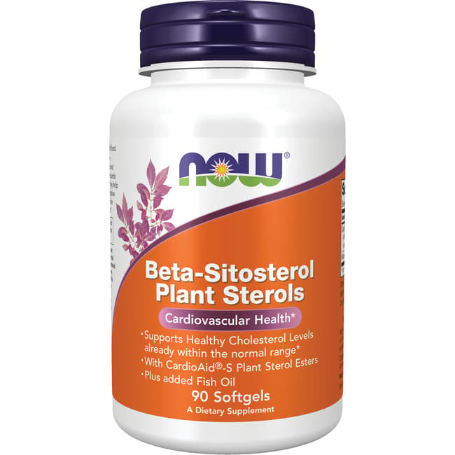 NOW Foods Beta-Sitosterol Plant Sterols 90 Sgels - Swanson®