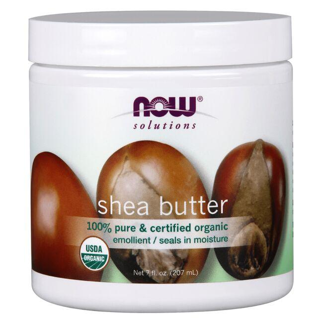 NOW Foods Organic Shea Butter | 7 fl oz Solid Oil