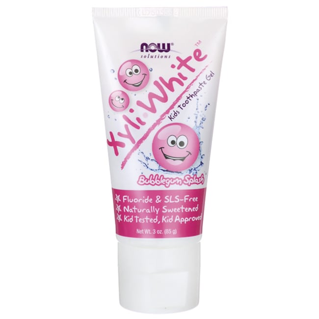 NOW Foods Xyliwhite Kids Toothpaste Gel - Bubblegum Splash 3 oz Gel