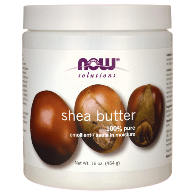 NOW Foods Shea Butter 16 oz (454 g) Solid Oil Swanson Health Products