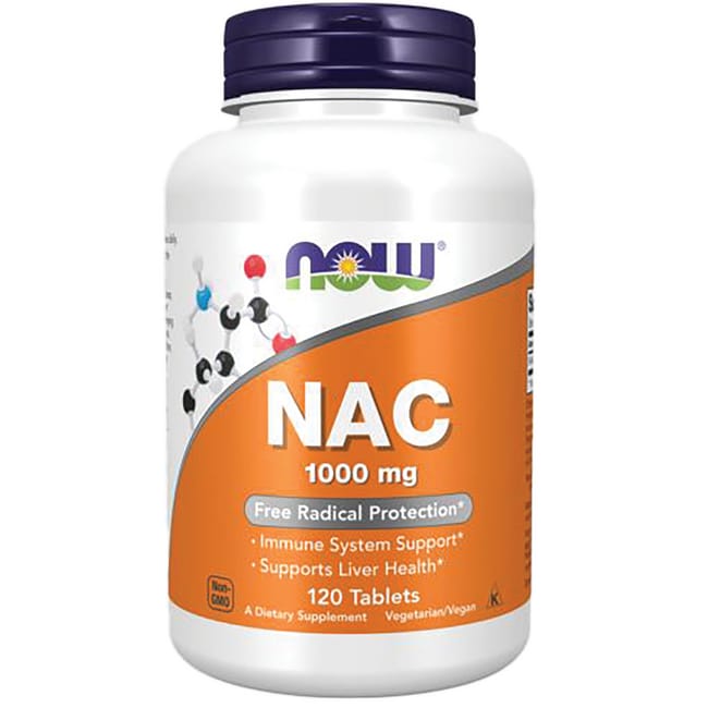 NOW Foods Nac 1000 мг 120 таблеток