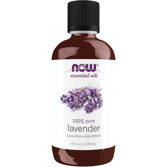 NOW Foods 100% Pure Lavender Oil 4 fl oz Liquid Essential Oils