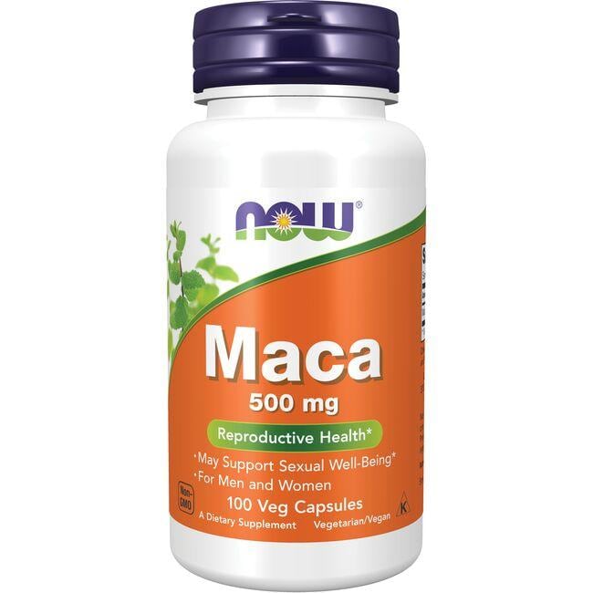 NOW Foods Maca Vitamin 500 mg 100 Veg Caps