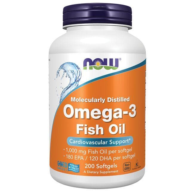 Molecularly Distilled Omega-3 Fish Oil