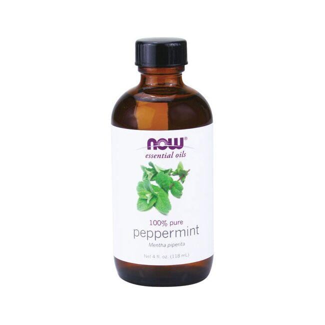 NOW Foods Peppermint Oil 4 fl oz Liquid Essential Oils
