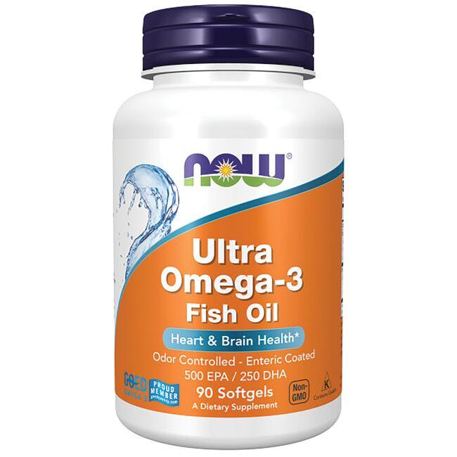 NOW Foods Ultra Omega-3 Fish Oil Supplement Vitamin | 90 Soft Gels