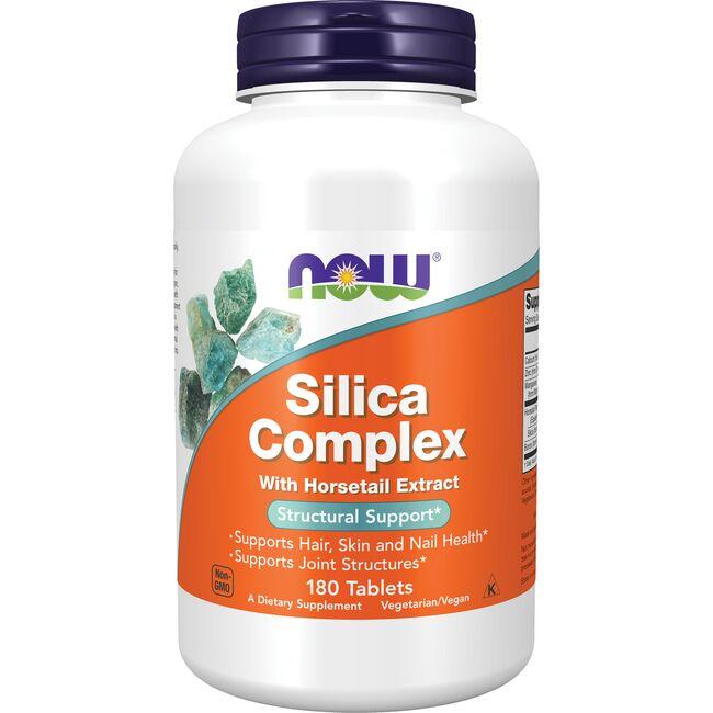 NOW Foods Silica Complex with Horstail Extract Supplement Vitamin 180 Tabs