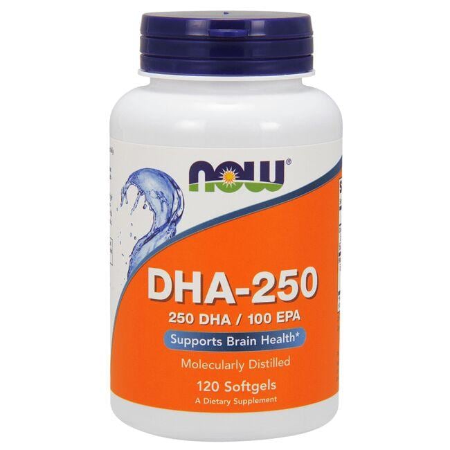 NOW Foods Dha-250 Supplement Vitamin | 120 Soft Gels