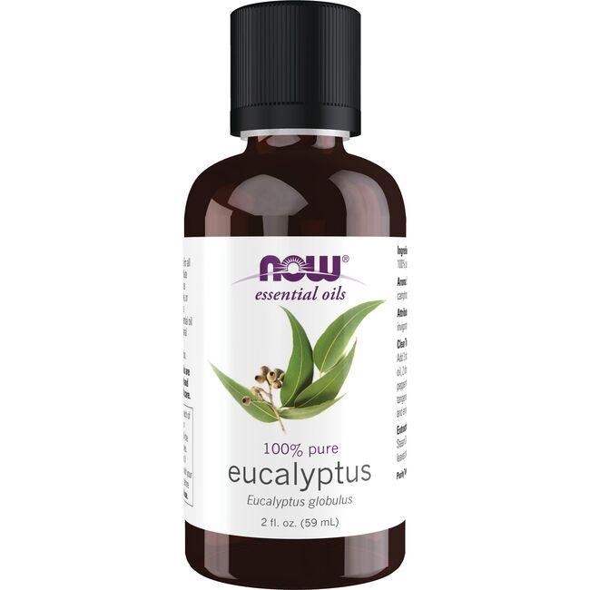 NOW Foods 100% Pure Eucalyptus 2 fl oz Liquid Essential Oils
