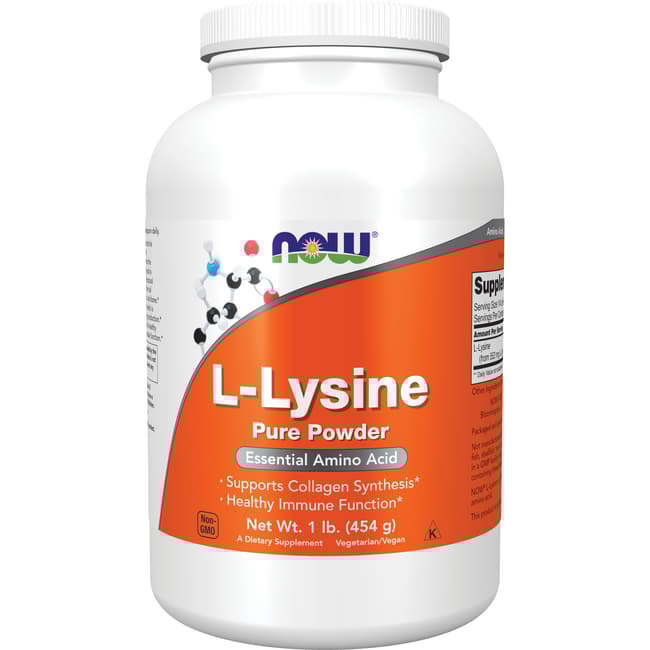 NOW Foods LLysine 1 lb (454 g) Pwdr Swanson Health Products