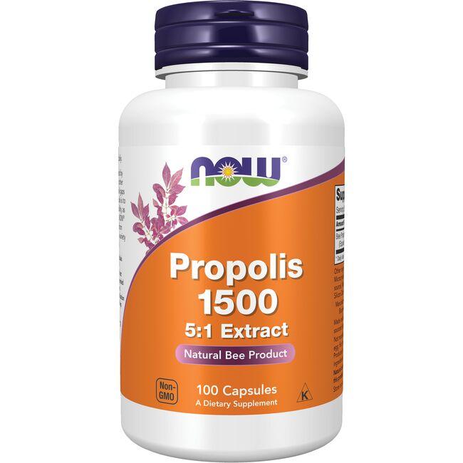 NOW Foods Propolis 1500 Supplement Vitamin | 300 mg | 100 Veg Caps