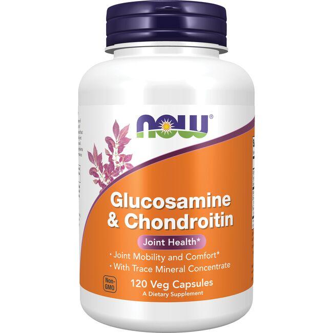 NOW Foods Glucosamine & Chondroitin Supplement Vitamin 120 Caps