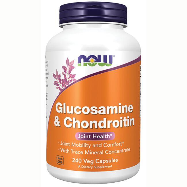NOW Foods Glucosamine & Chondroitin Supplement Vitamin 240 Caps