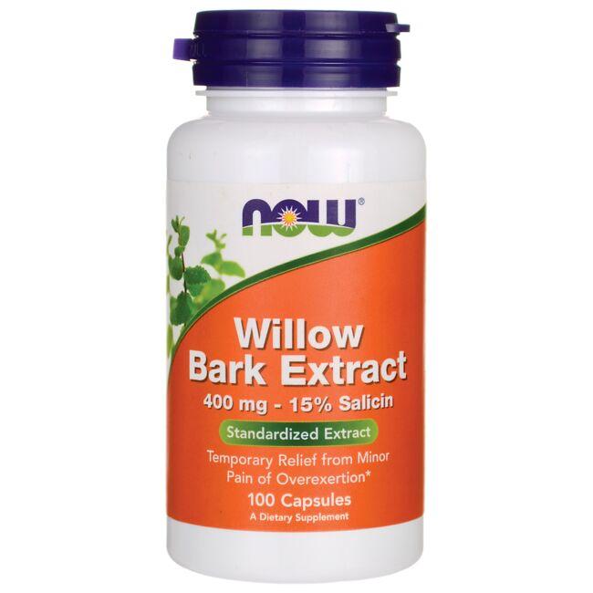 NOW Foods Willow Bark Extract Vitamin | 400 mg | 100 Caps