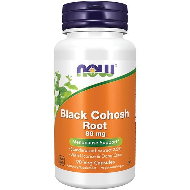 NOW Foods Black Cohosh Root Vitamin | 90 Veg Caps | Womens Health