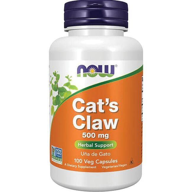 NOW Foods Cats Claw Vitamin | 500 mg | 100 Veg Caps