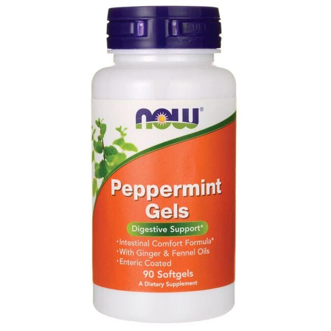 NOW Foods Peppermint Gels Vitamin 90 Soft Gels