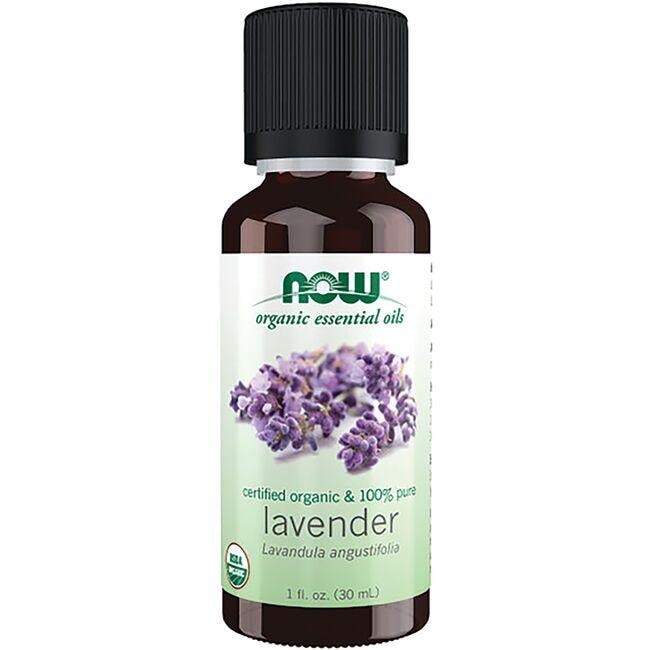 NOW Foods Lavender Oil Organic 1 fl oz Liquid Essential Oils