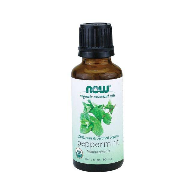 NOW Foods Peppermint Oil Organic 1 fl oz Liquid Essential Oils