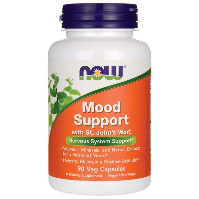 NOW Foods Mood Support with St. Johns Wort Vitamin | 90 Veg Caps