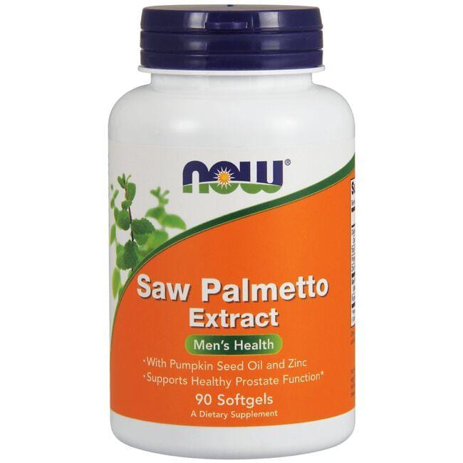 NOW Foods Saw Palmetto Extract Vitamin 90 Soft Gels Mens Health