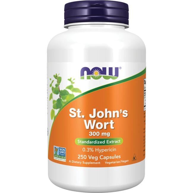 NOW Foods St. Johns Wort Vitamin | 300 mg | 250 Veg Caps