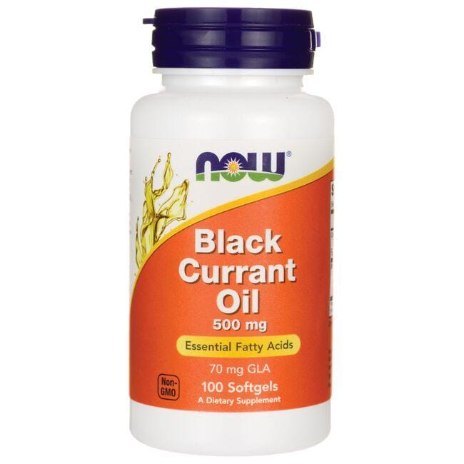 NOW Foods Black Currant Oil Vitamin 500 mg 100 Soft Gels