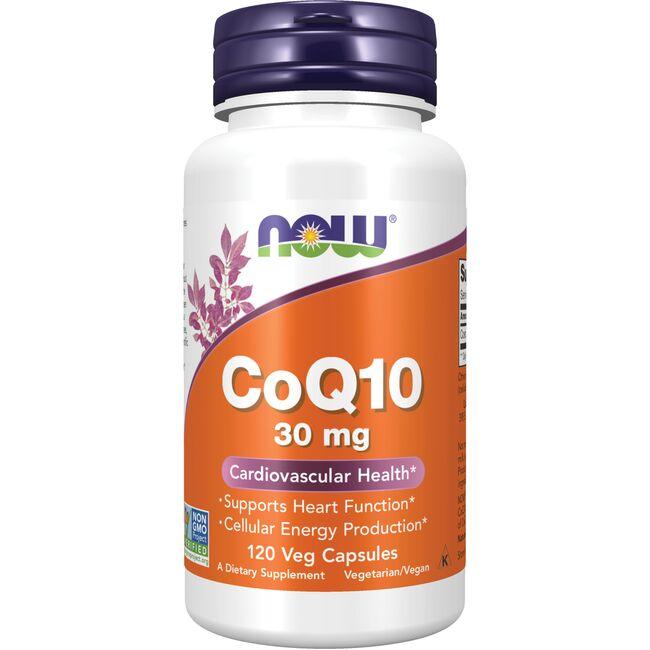 NOW Foods Coq10 Supplement Vitamin | 30 mg | 120 Veg Caps