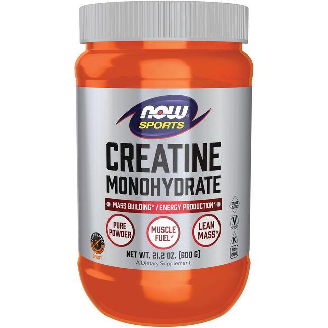 NOW Foods Creatine Monohydrate Vitamin | 21.2 oz Powder