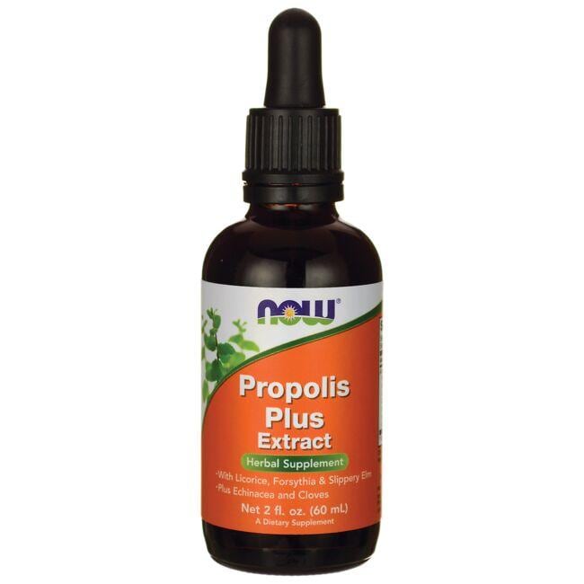 NOW Foods Propolis Plus Extract Supplement Vitamin | 2 fl oz Liquid