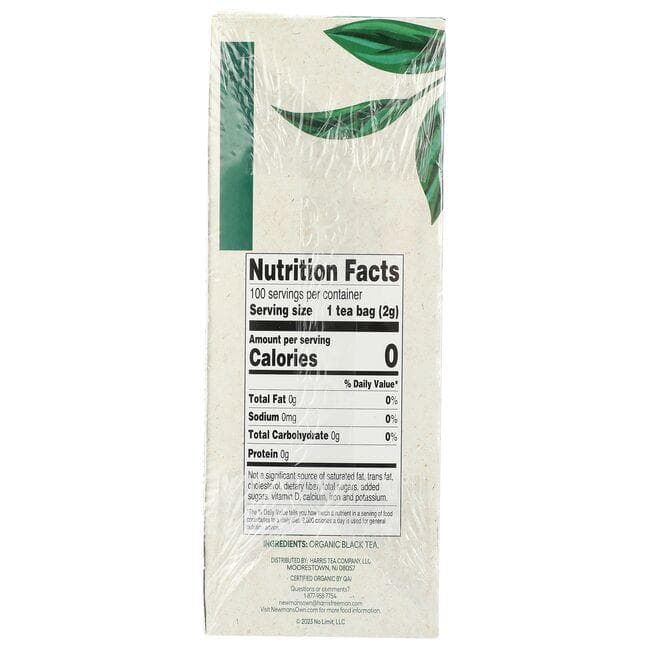 Newman's Own Organics Organic Black Tea 100 Bag(s) Swanson Health Products