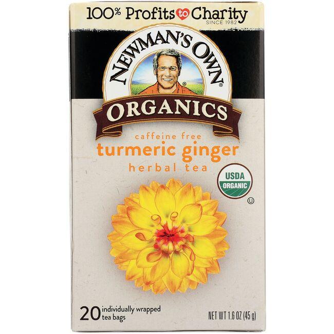 Newmans Own Organics Turmeric Ginger Tea | 20 Bags